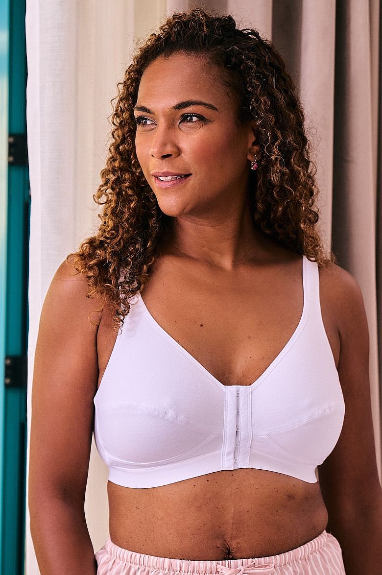 front fastening sports bra after surgery