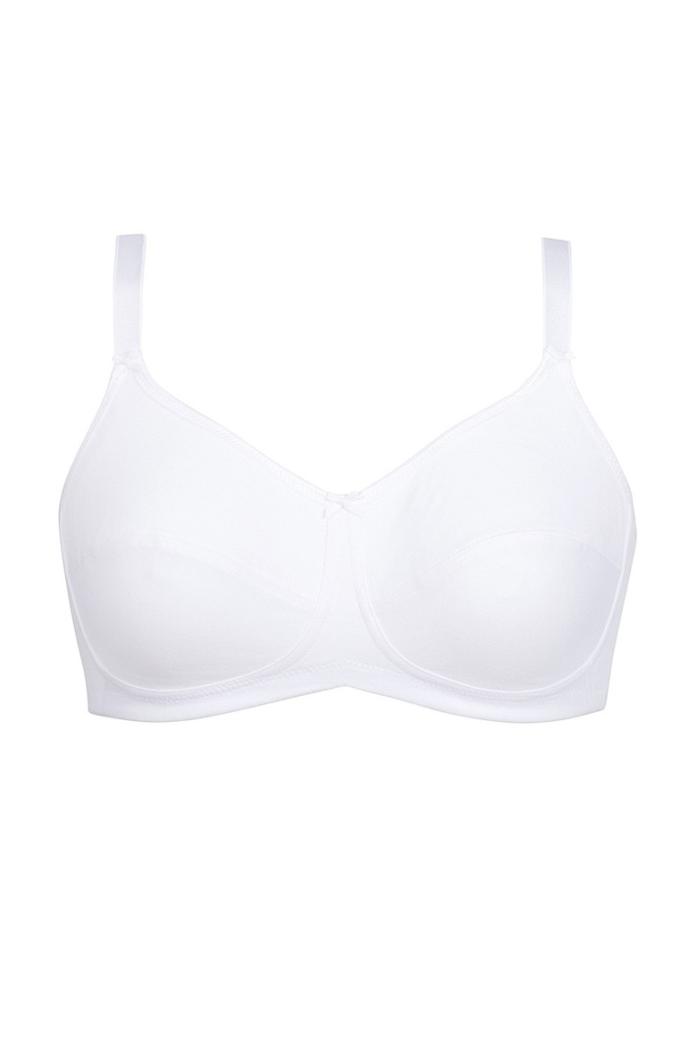 Shopymommy - 2-Pack Non-Underwired Cotton Nursing Bra White - 305