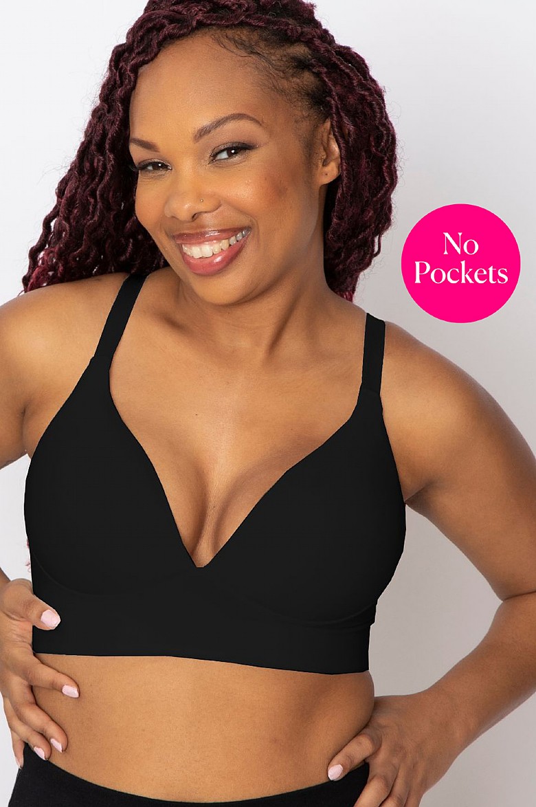 Classique 772E Post Mastectomy Fashion Bra-Black-36AA - Wholesale Point