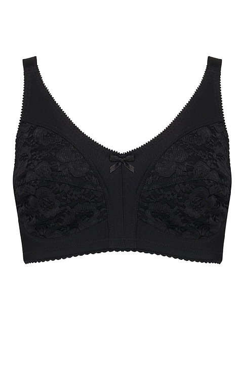 Beth Mastectomy & Post-Surgery Bra Black | Nicola Jane